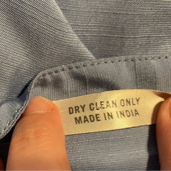 La Fille Blue Caftan Dress Sz XL - Picture 7 of 9